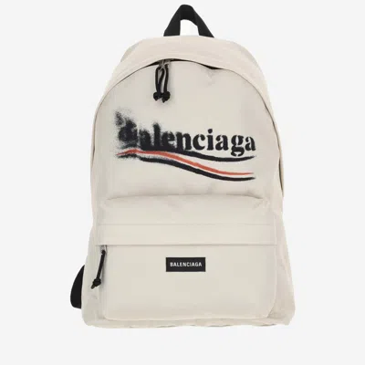 Balenciaga Explorer Backpack In Beige