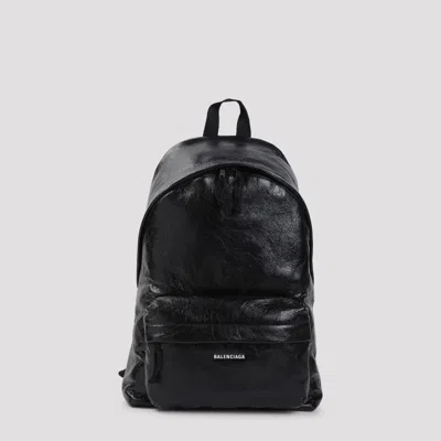Balenciaga Explorer Backpack In Black