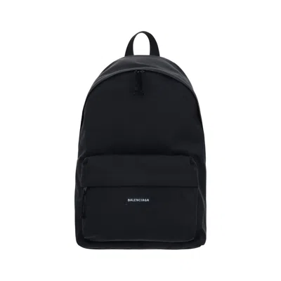 Balenciaga Explorer Backpack In Black