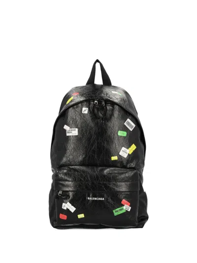 Balenciaga Explorer Backpack In Black