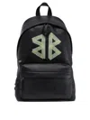 Balenciaga Explorer Black Backpack In Grained Leather In Black