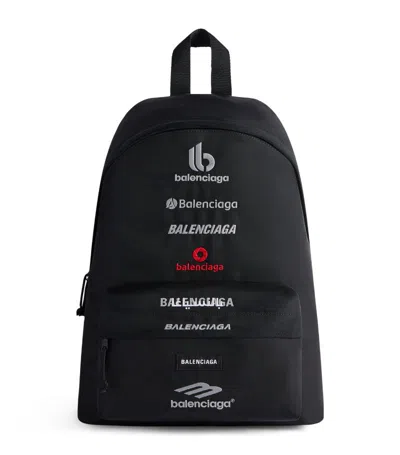 Balenciaga Explorer Backpack In Black