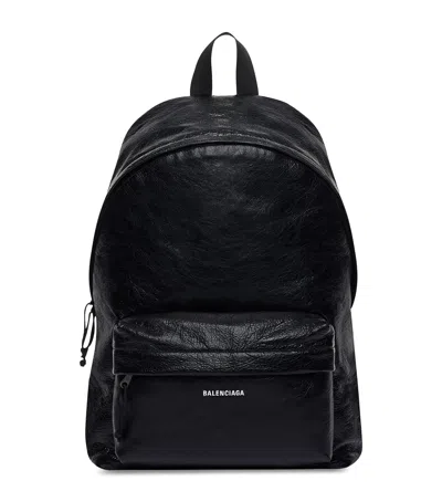 Balenciaga Explorer Backpack In Black