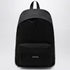 Balenciaga Explorer Backpack With Logo Patch In Black