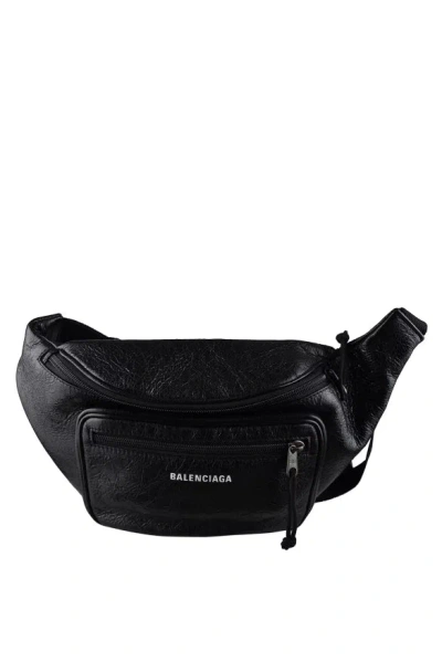 Balenciaga Explorer Bag In Black