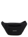 Balenciaga Explorer Crossbody Bags Black In Black