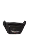 Balenciaga Explorer Nylon Belt Bag In Black