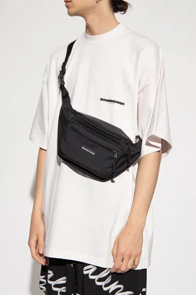 Balenciaga ‘explorer' Belt Bag In Black
