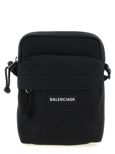 Balenciaga 'explorer' Crossbody Bag In Black