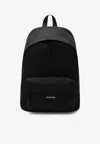 Balenciaga Urban Explorer Backpack With Front Zip Pocket In Black