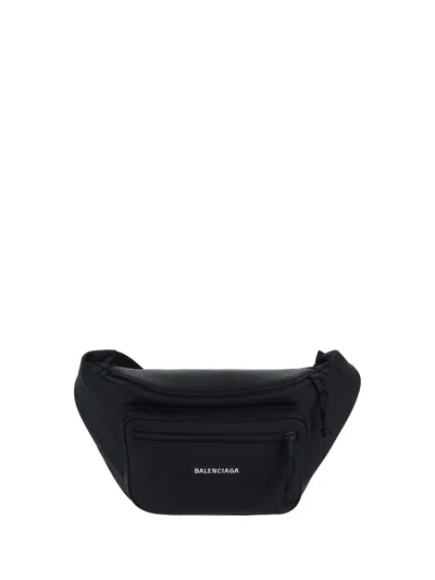 Balenciaga Explorer Fanny Pack In Black