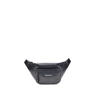 Balenciaga Explorer Fanny Pack In Black