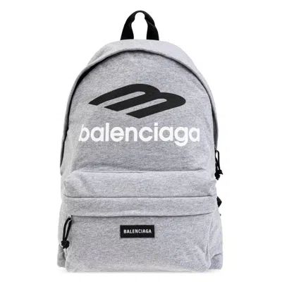 Balenciaga Explorer Logo Printed Backpack In Multi