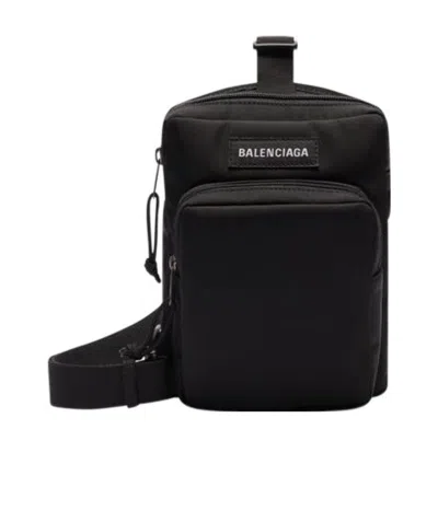 Balenciaga Explorer Messenger Bag In Black