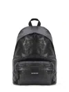 Balenciaga Explorer Mini Leather Backpack In Black