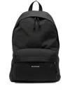 Shop Balenciaga Explorer Nylon Backpack In Black