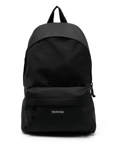 Balenciaga Explorer Nylon Backpack In White