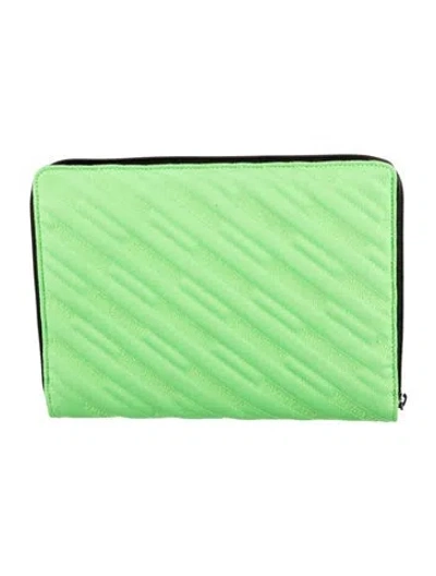 Pre-owned Balenciaga Explorer Pouch Travel Case In Green