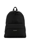 Balenciaga Men Explorer Recycled Nylon Backpack In Black