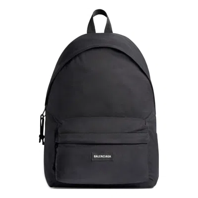 Balenciaga Explorer Reversible Backpack 'black Beige' In Multi