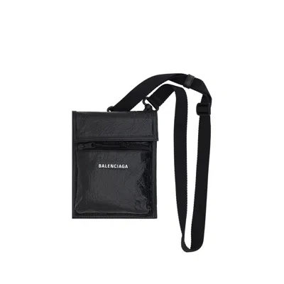 Balenciaga Explorer Shoulder Bag In Black