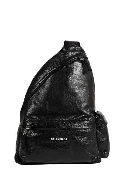 Balenciaga Explorer Sl Backpack In Black