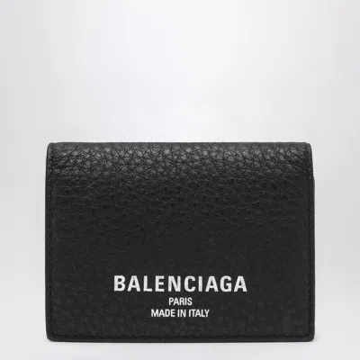 Balenciaga Explorer Small Black Wallet In Purple