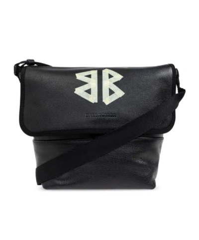 Balenciaga Explorer Small Shoulder Bag In Black