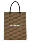 Balenciaga Bb Monogram-print Tote Bag In Printed