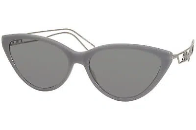Pre-owned Balenciaga Extreme Bb0052s 004 Sunglasses Women's Grey-ruthenium/grey Lens 56mm In Gray