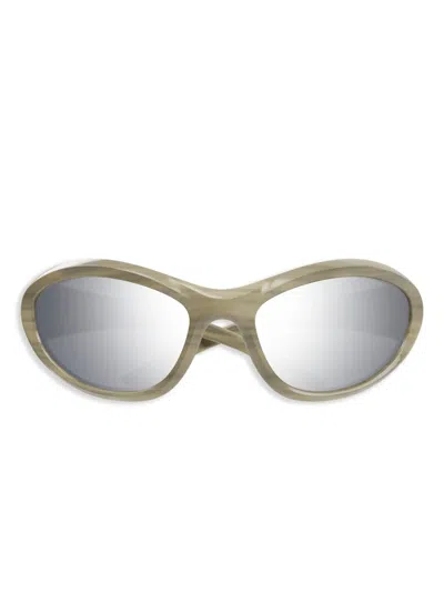Balenciaga Extreme Sporty Sunglasses In Green