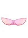 Balenciaga Extreme Sunglasses In 粉色
