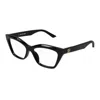 Balenciaga Eyeglasses Bb0342o In Black