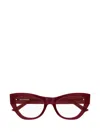 Balenciaga Eyewear Cat-eye Frame Glasses In Red