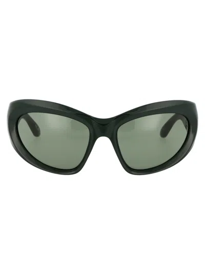 Balenciaga Eyewear In 002 Green Green Green