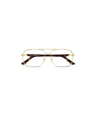Balenciaga Eyewear Aviator Frame Glasses In Black