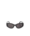 Balenciaga Eyewear Bossy Round-frame Sunglasses In Black