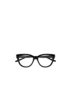 Balenciaga Eyewear Butterfly Frame Glasses In Black