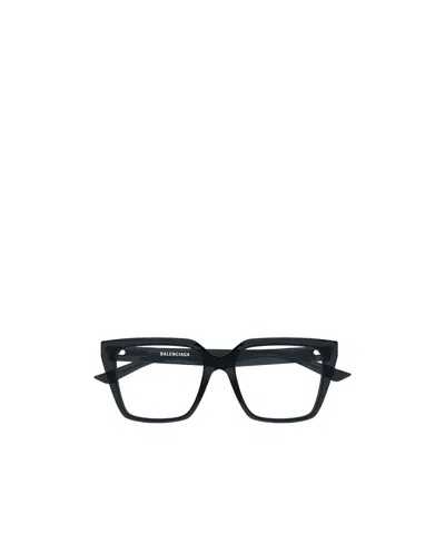 Balenciaga Eyewear Butterfly Frame Glasses In Black