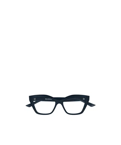 Balenciaga Eyewear Cat-eye Frame Glasses In Black