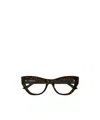 Balenciaga Eyewear Cat-eye Frame Glasses In Brown