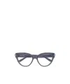 Balenciaga Eyewear Cat Eye Frame Glasses In Gray