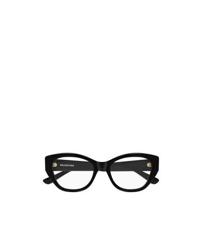 Balenciaga Eyewear Cat Eye Frame Glasses In Pattern