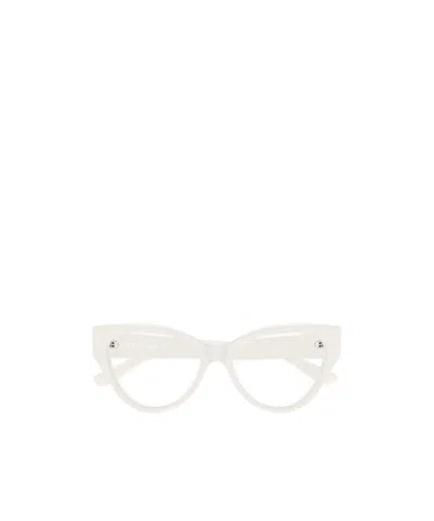 Balenciaga Eyewear Cat Eye Frame Glasses In Purple