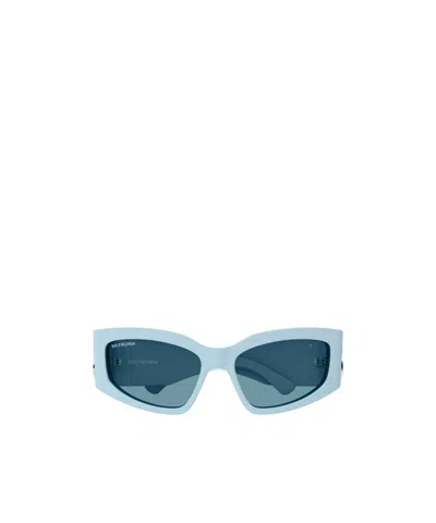 Balenciaga Eyewear Cat-eye Frame Sunglasses In Blue