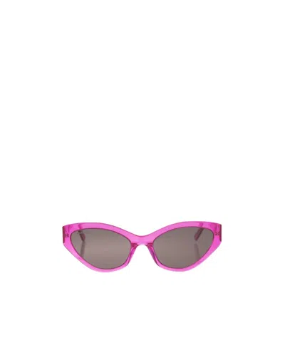 Balenciaga Eyewear Cat-eye Frame Sunglasses In Gray