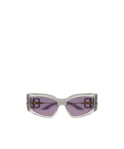 Balenciaga Eyewear Cat-eye Frame Sunglasses In Purple