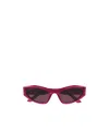 Balenciaga Eyewear Cat-eye Frame Sunglasses In Red