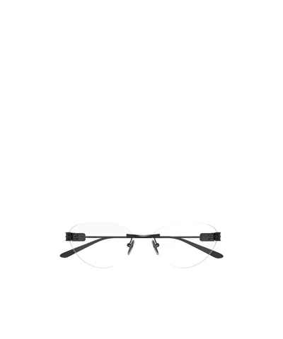 Balenciaga Eyewear Cat-eye Frame Glasses In Black