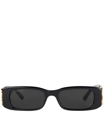 Balenciaga Eyewear Dynasty Rectangle Accessories In Black